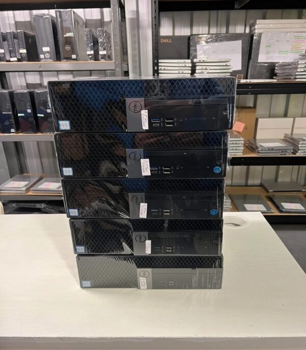 JOBLOT X 5 Dell OptiPlex SFF 5060-i7 8th Gen-8GB RAM 256 SSD Win11 VAT Included